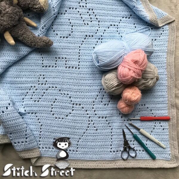 Elephant Baby Blanket - main product image