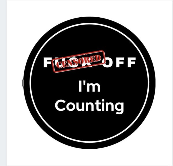 Rude I’m Counting Crafters Badge - main product image