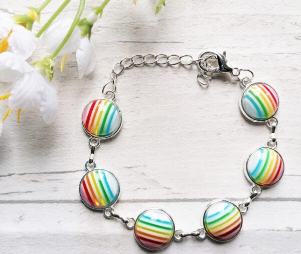 Rainbow Cabochon Bracelet - main product image