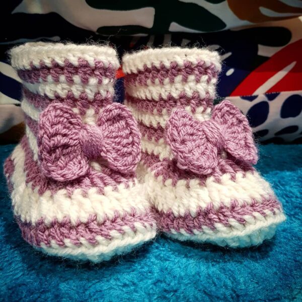 Handmade Baby/ Toddler Booties - main product image