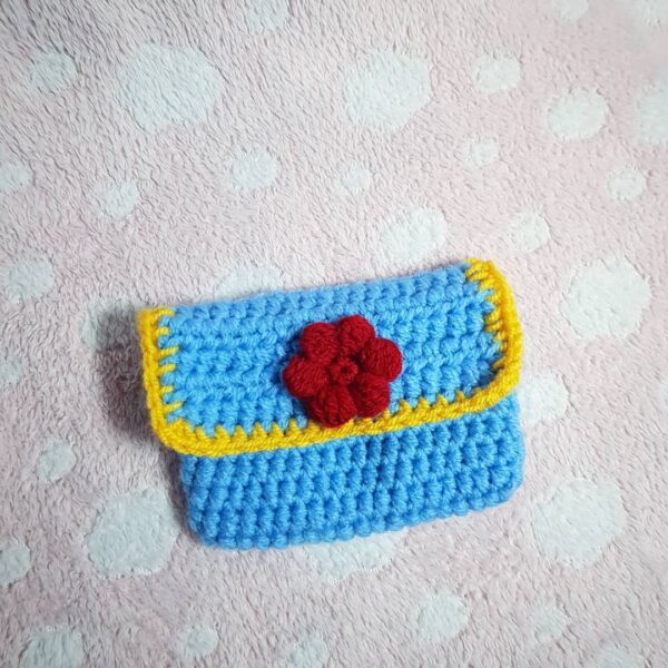 Handmade-crochet coin purse/wallet - product image 5