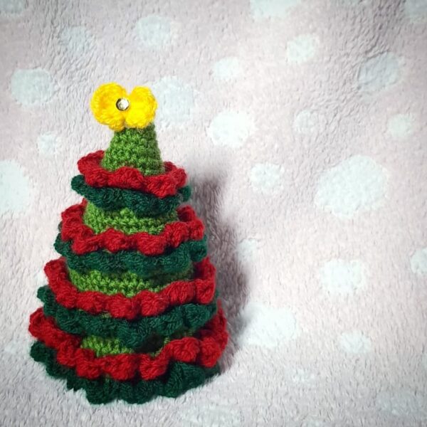 Handmade Christmas Tree – Frilly Xmas Tree - main product image