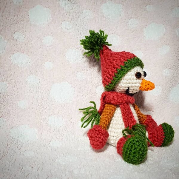 Handmade – crochet snowman / Christmas decoration - product image 2