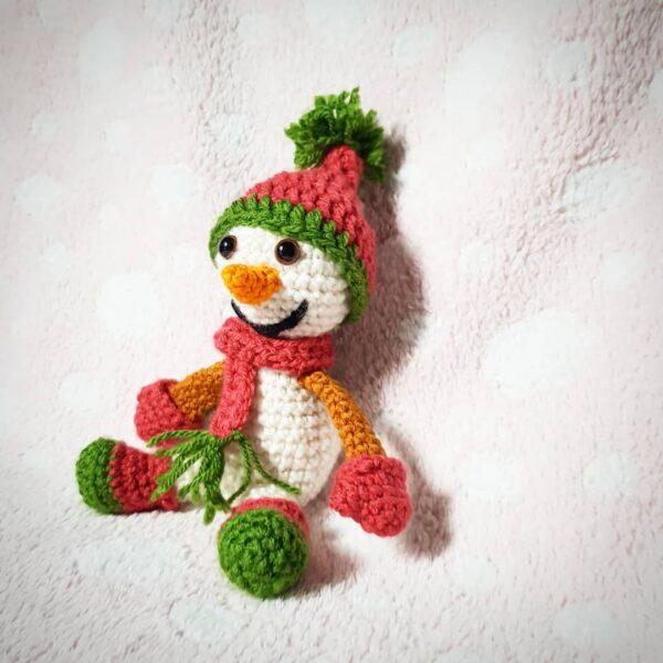 Handmade – crochet snowman / Christmas decoration - product image 3