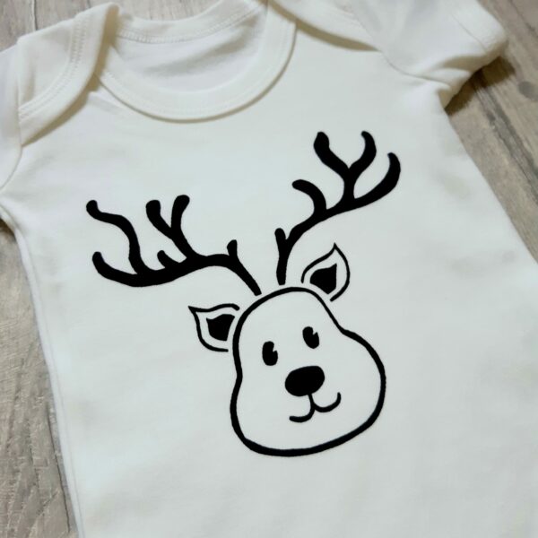 Christmas reindeer baby vest - product image 2