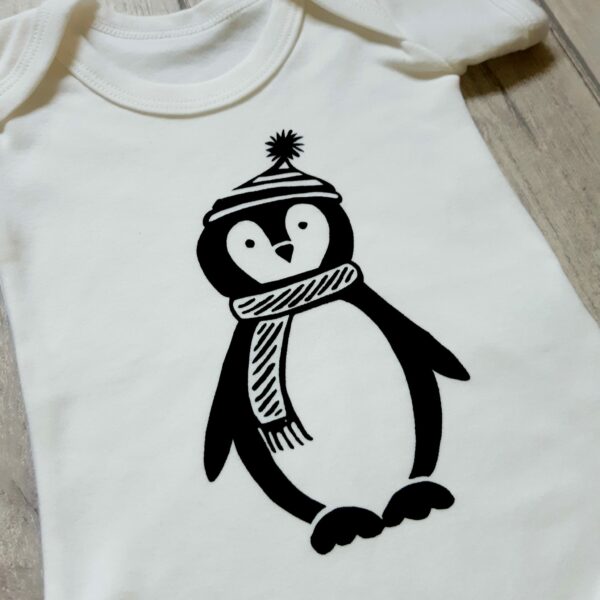 Christmas penguin baby vest - product image 2