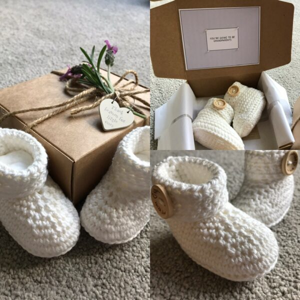 Baby Congratulations Booties - product image 2