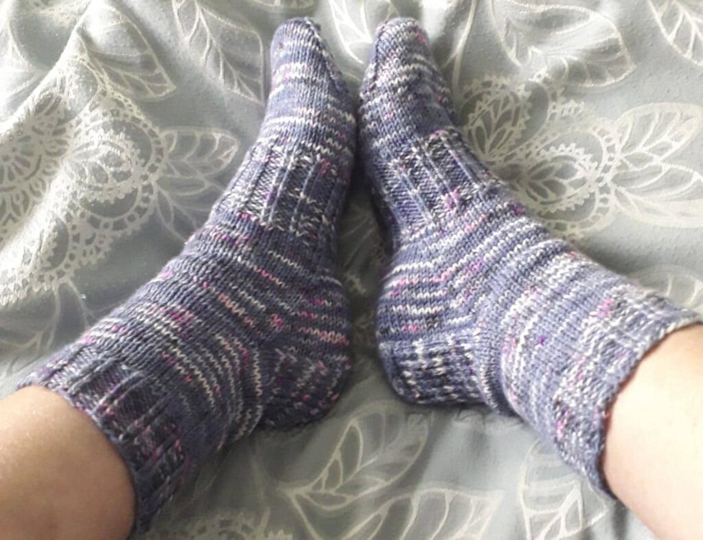 Hold Me Close Sock knitting pattern • Made By Mums
