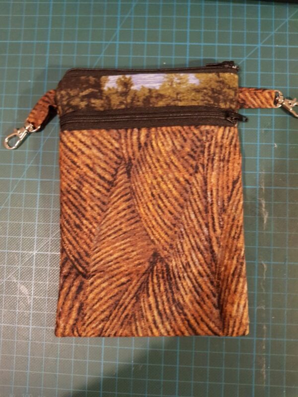 Animal print phone pouch - main product image