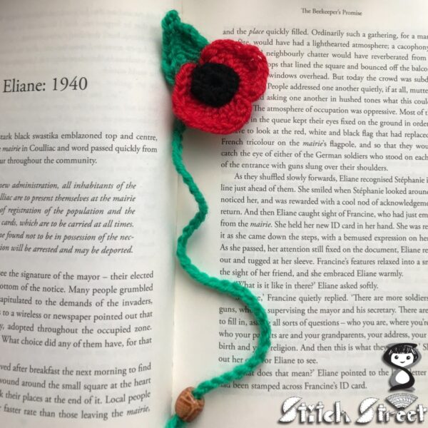 Remembrance Poppy Bookmark - main product image