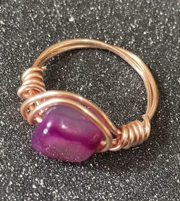 Handmade wire wrapped ring 💖 - main product image