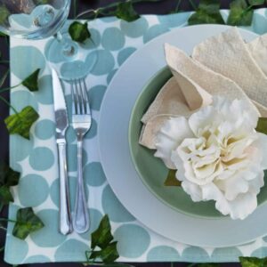 Blue Bubble Placemats