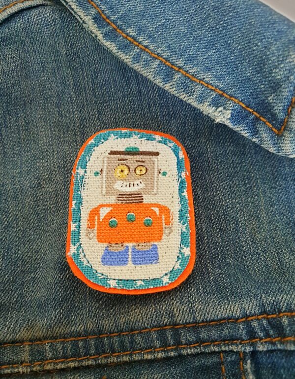 Vintage Robot Brooch - product image 2