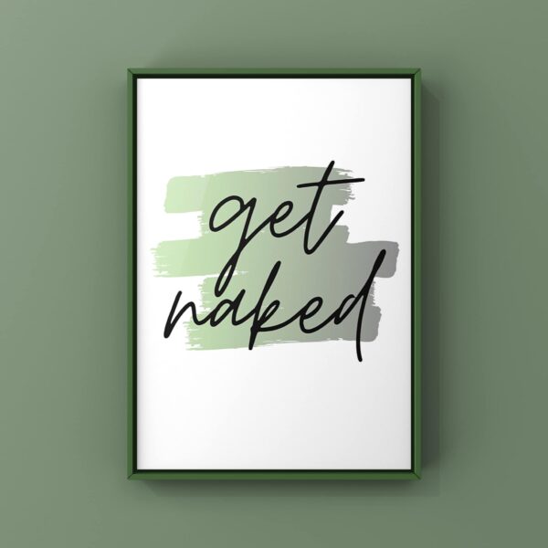 Get naked wall print - product image 2