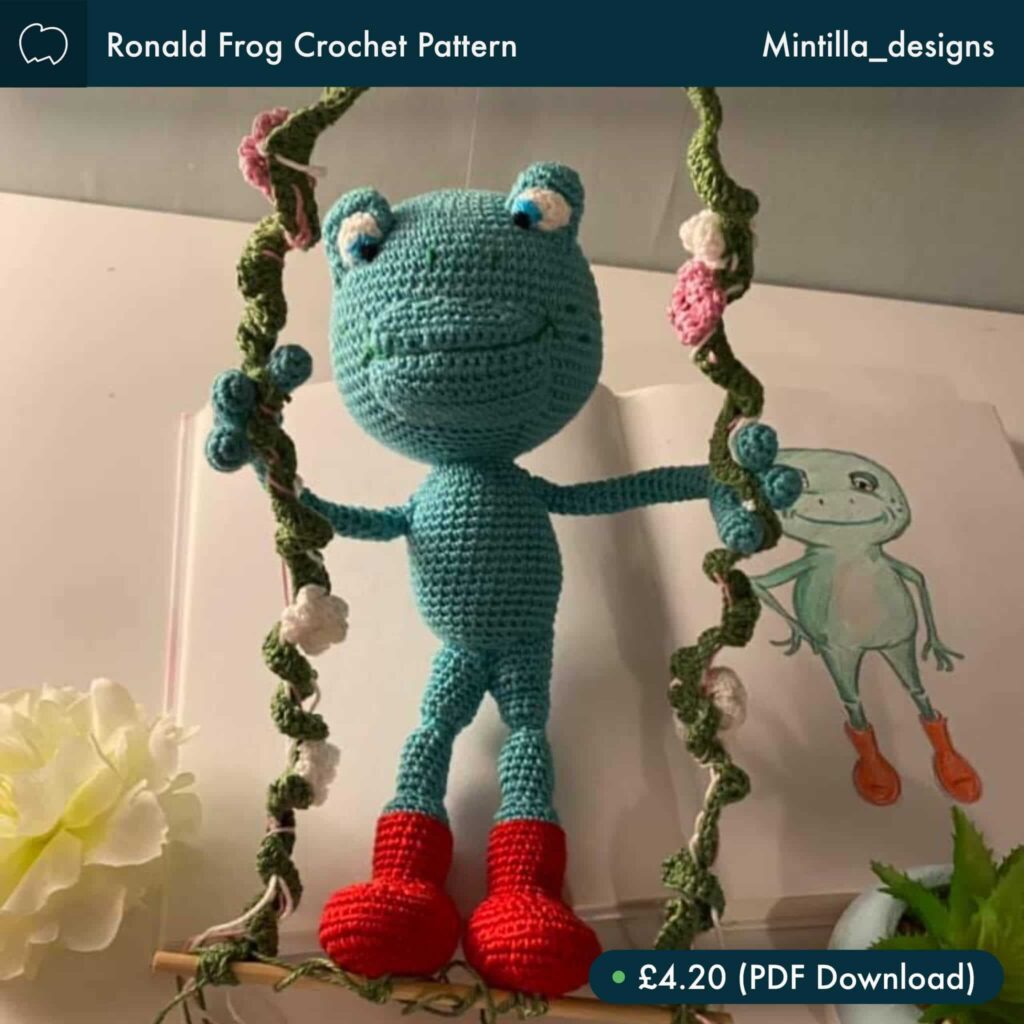 Ronald Frog crochet pattern
