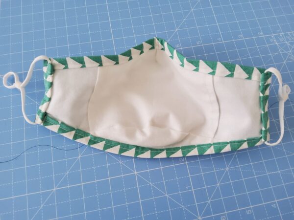 Reuseable triangle pattern face mask/covering - product image 2