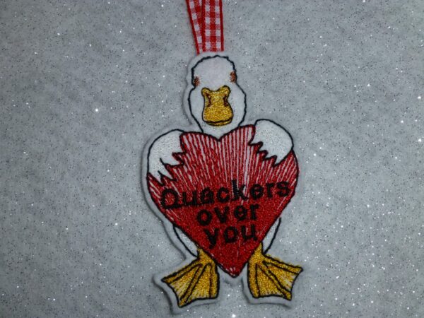 Valentine duck hanging decoration - product image 2