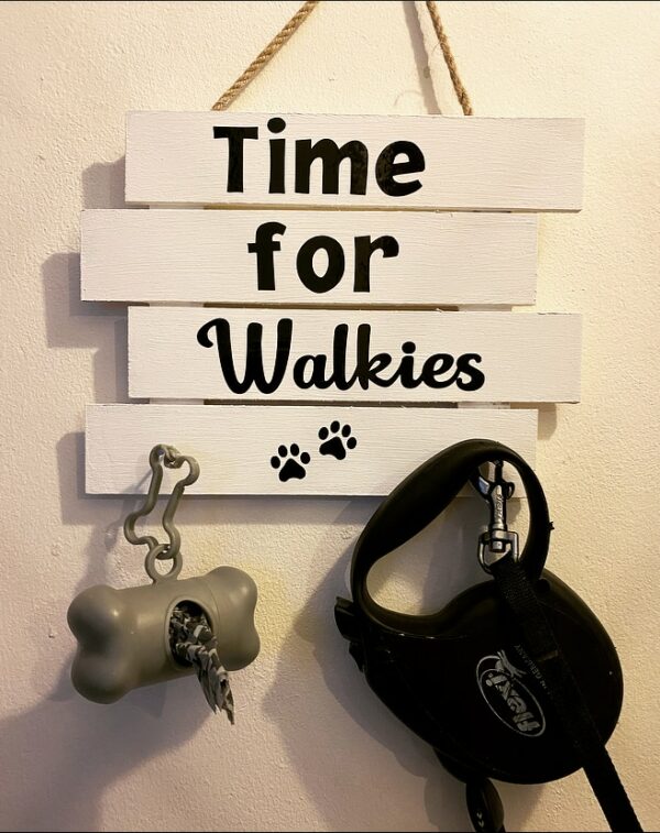 Time for Walkies wall hanging - main product image