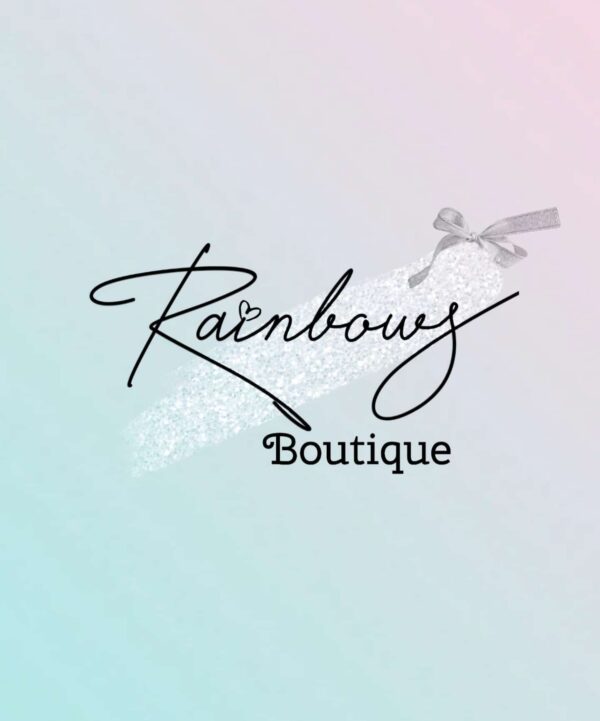 Rainbows boutique shop logo