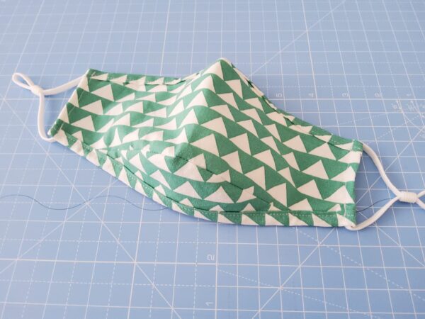 Reuseable triangle pattern face mask/covering - main product image