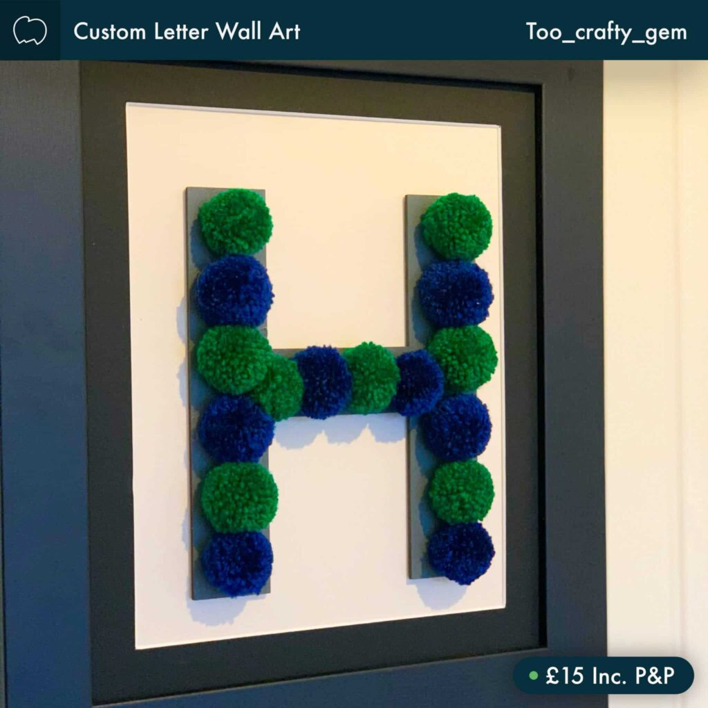 Custom Letter Wall art