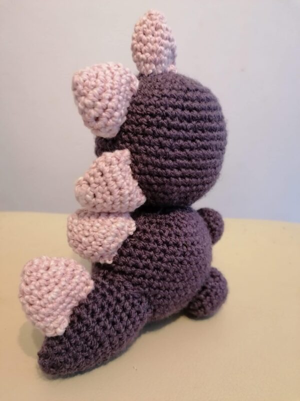 Handmade crochet baby dinosaur toy - product image 3