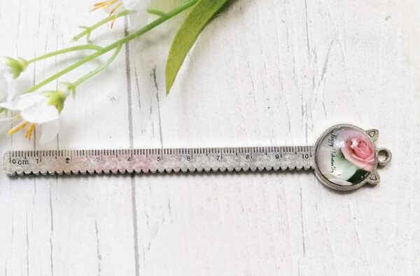 Valentines cat ruler bookmark - main product image