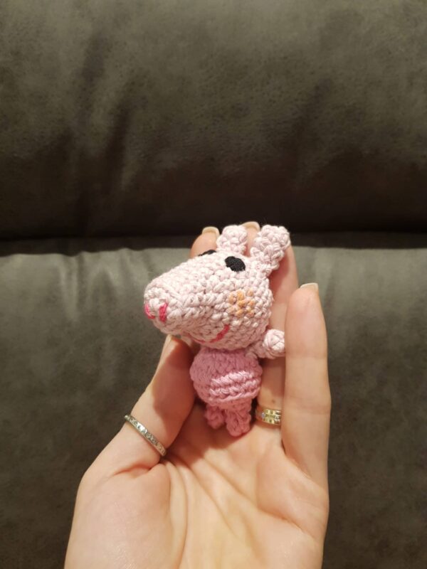 Teeny-tiny Peppa Pig (Handmade / Soft toy / Keyring) - product image 3