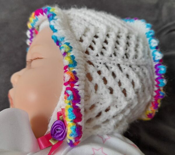 Baby/Doll Bonnet 0-3months - product image 5