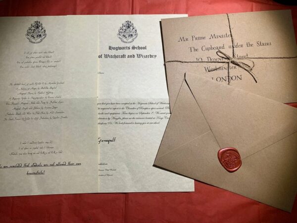 Personalised Harry Potter Inspired Hogwarts Acceptance Letter - product image 2