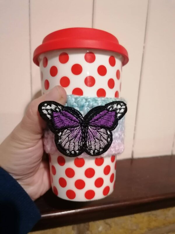 Coffee Cup Cosy Butterfly - product image 3