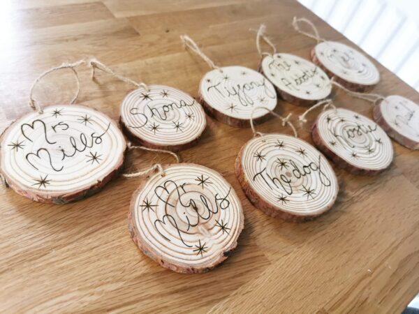 Personalised name Tree decorations - product image 2