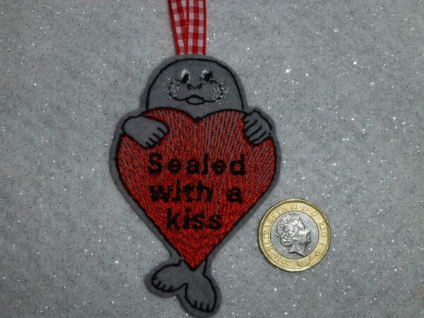 Hanging decoration, gift tag, Valentines gift -seal - main product image