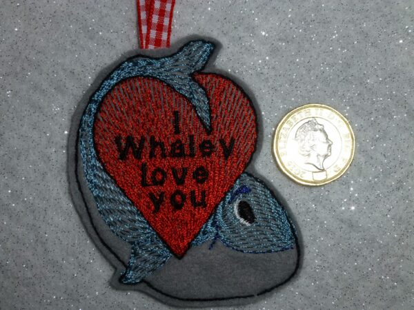 Hanging decoration I whaley love you valentine decoration - main product image