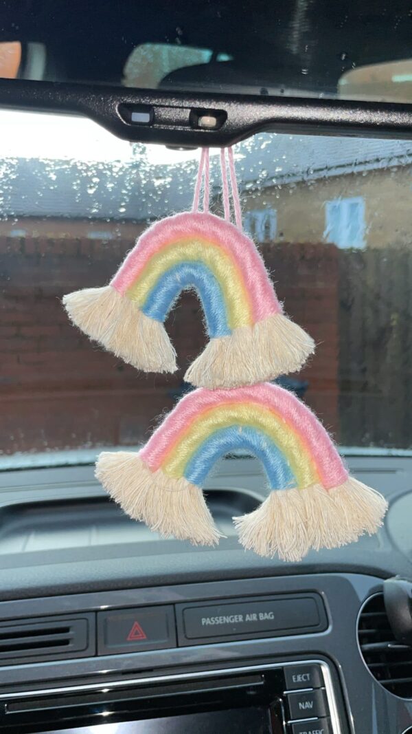 Rear view mirror Macrame Rainbow - product image 2