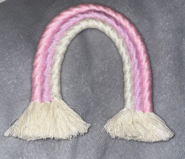 Macrame Rainbow Wall Hanging - product image 3