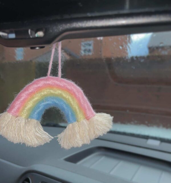 Rear view mirror Macrame Rainbow - main product image