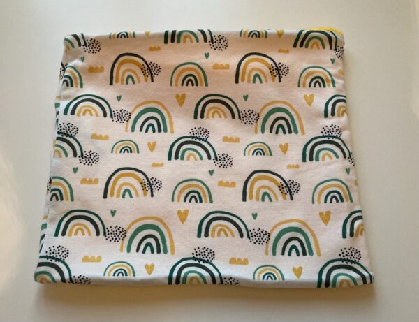 Child’s greens rainbow snood age 3-6 - product image 2