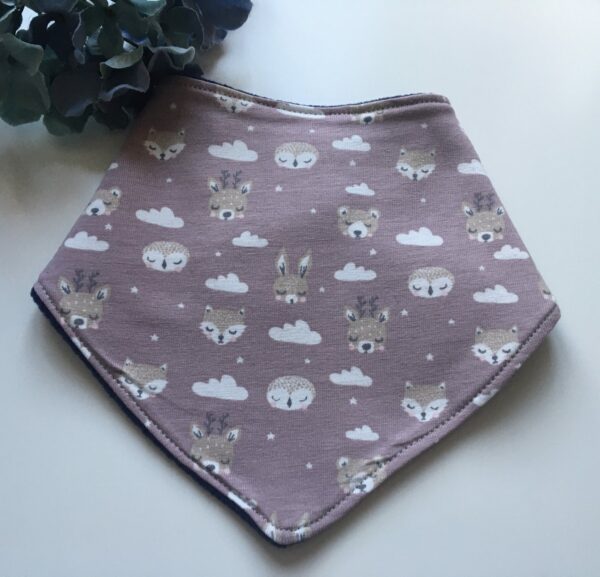 Sleepy animals dribble bibs - main product image