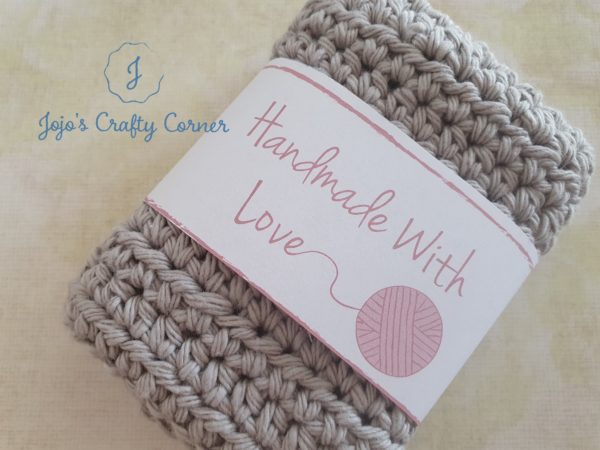100% cotton crochet wash cloth - product image 3
