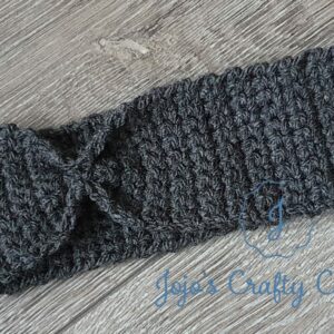 Dark grey headband earwarmer: placeholder image (loading)