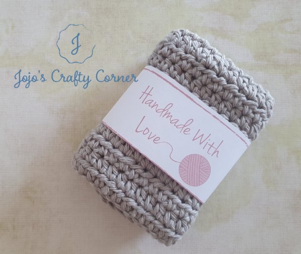 100% cotton crochet wash cloth - main product image