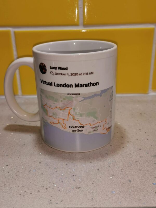 Personalised Strava Map Mug - main product image