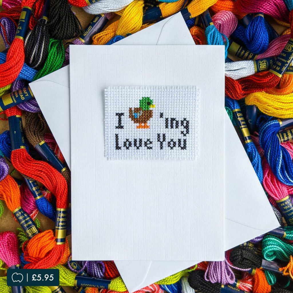 I Ducking Love You Card