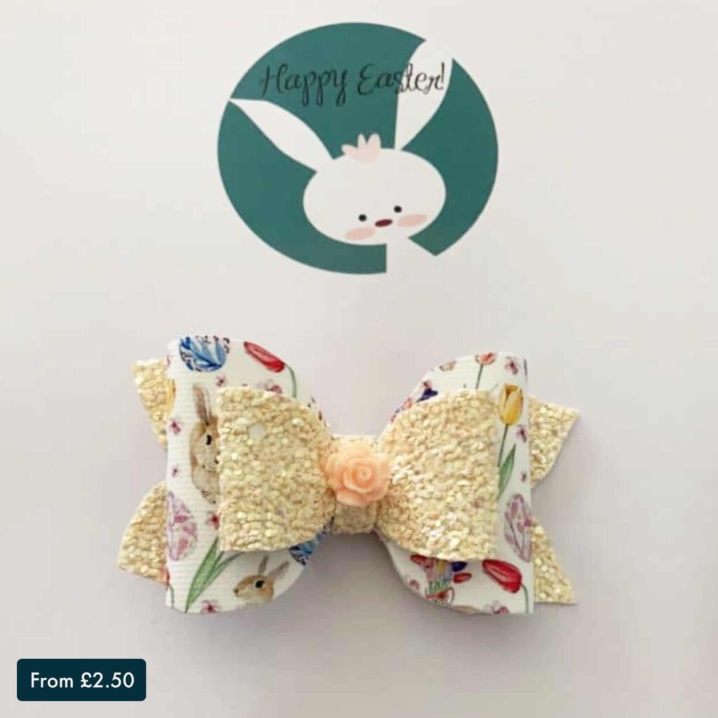 Easter hair bows