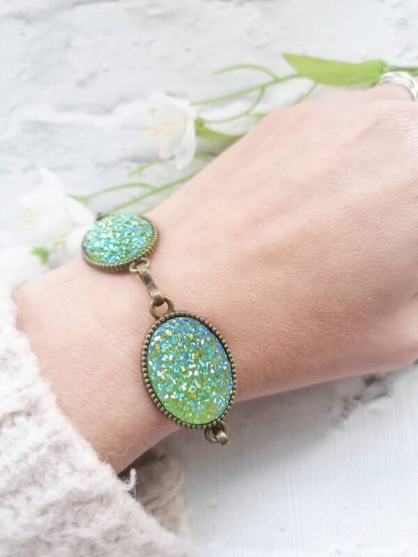 Glitter cabochon bracelets - main product image