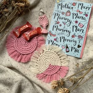 Macramé Coasters Gift Set – Mother’s Day Package: placeholder image (loading)