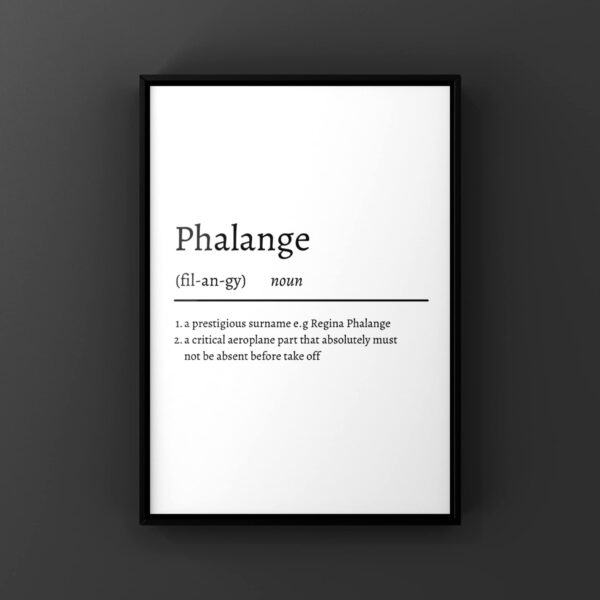 Phalange definition (Friends) wall print - main product image