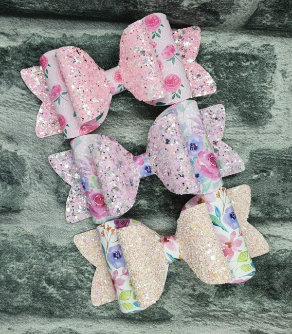 Spring floral bow - main product image