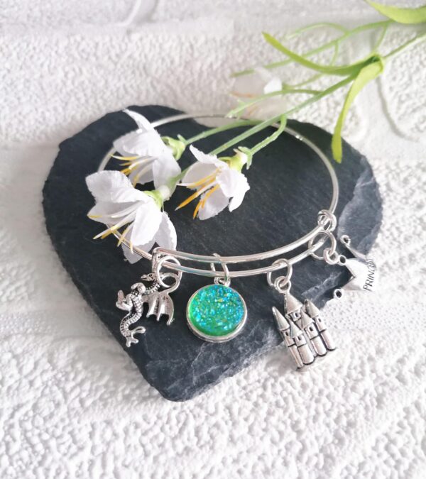 Dragon Druzy Charm Bracelet - main product image